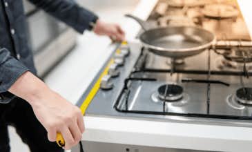 measure kitchen appliance