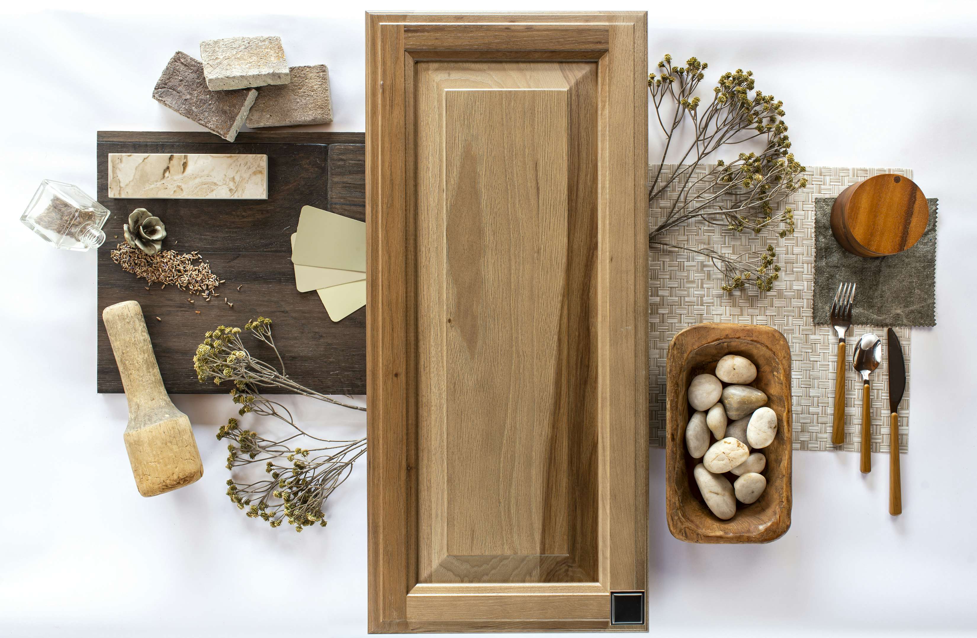 An SFK door with a natural stain finish