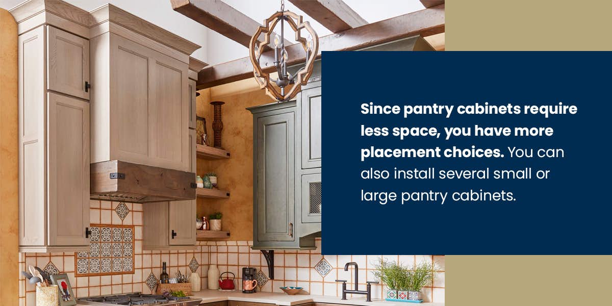 benefits of cabinets vs a pantry