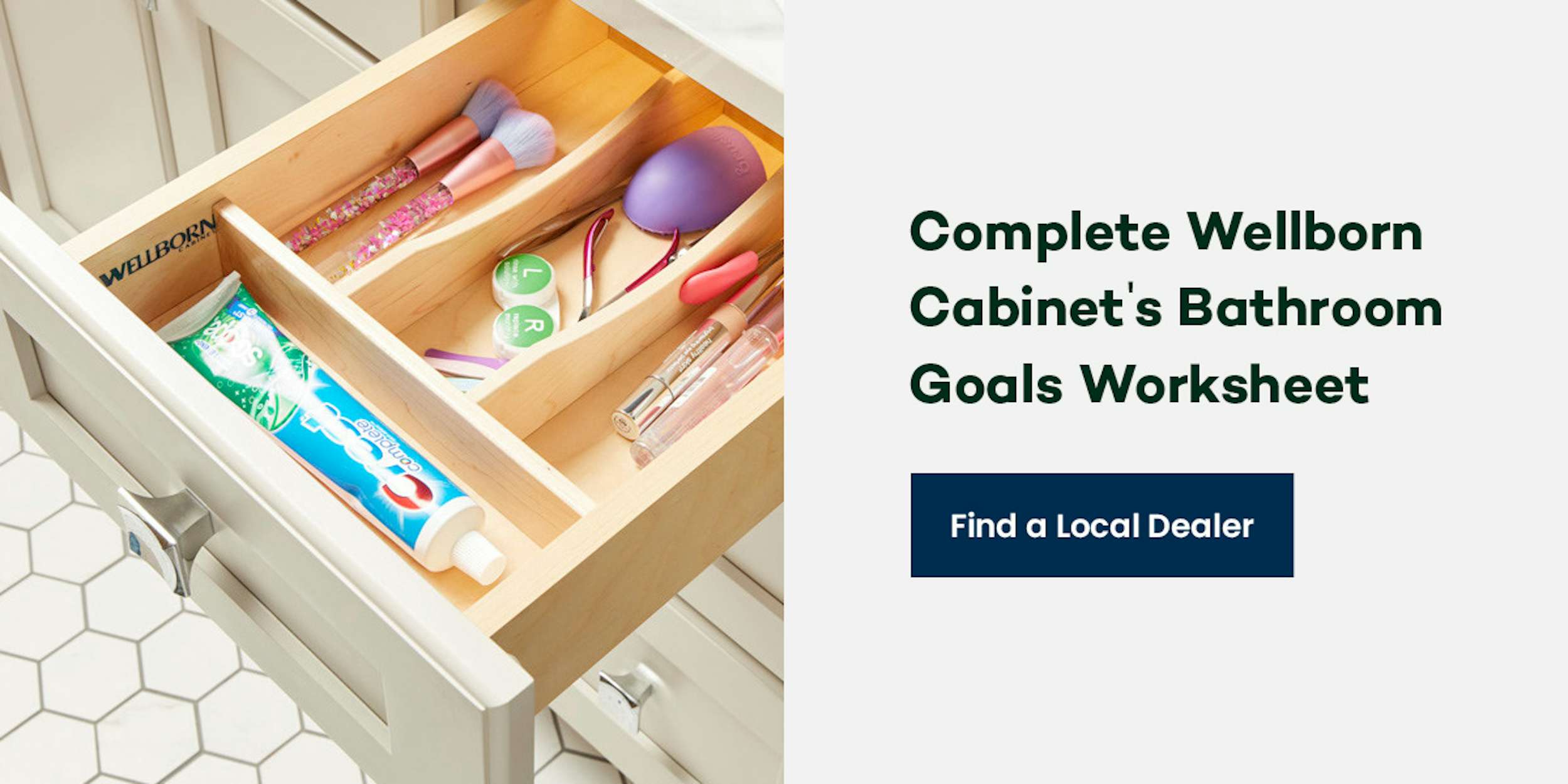 wellborn cabinet bathroom goals worksheet